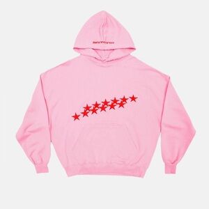 Cold Culture Stars Hoodie Panther Pink-Size Small